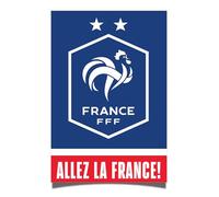 Desert Cactus Poster de la Fédération française de football FFF France Les Bleus - 28 x 43 cm - Décoration pour chambre et bureau - Équipement officiel des fans (27,9 x 43,2 cm, version B)