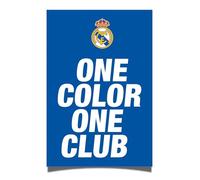 Desert Cactus Poster du Real Madrid FC Los Blancos Madridistas - Décoration pour chambre à coucher, bureau, équipement officiel des fans (27,9 x 43,2 cm, version F)