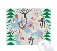désert cactus savanna arbres bleus tapis de souris green pine tree tapis en caoutchouc