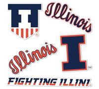 Desert Cactus University of Illinois Autocollant en vinyle pour ordinateur portable, bouteille d'eau, voiture, scrapbooking feuille T2 (type 2-4)