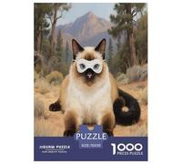 Désert Chinois 1000 Piece Puzzle Games for Adults Fun, Challenging & Brainteasing Jigsaw Puzzle Pets Mignons Home Decors for The Whole Family 70x50cm/1000pcs