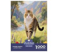 Désert Chinois 1000 Piece Puzzle Games for Adults Fun, Challenging & Brainteasing Jigsaw Puzzle Pets Mignons Home Decors for The Whole Family 70x50cm/1000pcs