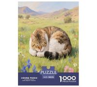 Désert Chinois 1000 Piece Puzzle Games for Adults Fun, Challenging & Brainteasing Jigsaw Puzzle Pets Mignons Home Decoration for Boys and Girls 38x26cm/1000pcs