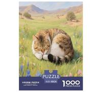 Désert Chinois 1000 Piece Puzzle Games for Adults with Extra Fun Challenges Jigsaw Puzzle Pets Mignons Home Decors for The Whole Family 38x26cm/1000pcs
