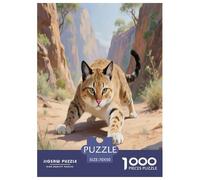 Désert Chinois 1000 Piece Puzzle Games for Adults with Extra Fun Challenges Jigsaw Puzzle Pets Mignons Home Decors for The Whole Family 70x50cm/1000pcs