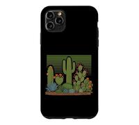 Désert de Cactus, Design rétro, rétro et Naturel Coque pour iPhone 11 Pro Max