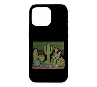Désert de Cactus, Design rétro, rétro et Naturel Coque pour iPhone 16 Pro
