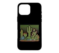 Désert de Cactus, Design rétro, rétro et Naturel Coque pour iPhone 16 Pro Max