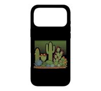 Désert de Cactus, Design rétro, rétro et Naturel Coque pour iPhone 17 Pro Max
