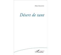 Désert de tant - Alain Zecchini - L'harmattan - broché - Poésie