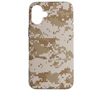 Desert Digital Camo Afrique Armée Afrique Militaire Libye Egypte Coque pour iPhone 16 Plus
