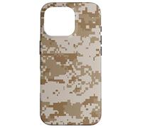 Desert Digital Camo Afrique Armée Afrique Militaire Libye Egypte Coque pour iPhone 16 Pro