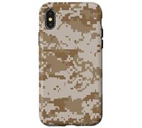 Desert Digital Camo Afrique Armée Afrique Militaire Libye Egypte Coque pour iPhone X/XS