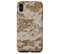 Desert Digital Camo Afrique Armée Afrique Militaire Libye Egypte Coque pour iPhone XS Max