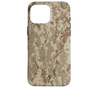 Desert Digital Camo Tan Camouflage Marron Armée Militaire Kaki Coque pour iPhone 16 Pro Max