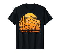 Desert Dreaming Design rétro Southwest Cactus T-Shirt