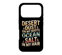 Desert Dust on My Boots, Ocean Salt in My Hair. USA Vacation Coque pour iPhone 17 Pro