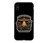 Desert Encounter The Incident 1947 Vintage Alien Lover UFO Coque pour iPhone XS Max