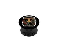 Desert Encounter The Incident 1947 Vintage Alien Lover UFO PopSockets PopGrip Adhésif