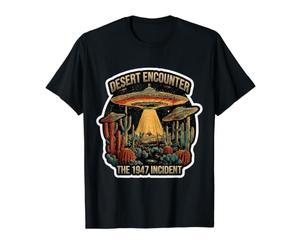 Desert Encounter The Incident 1947 Vintage Alien Lover UFO T-Shirt Graphique avec Valeur