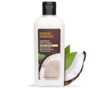 Desert Essence Soins pour cheveux frisés, doux et brillants à la noix de coco, 190 ml