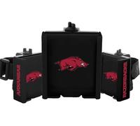 DESERT FOX GOLF Chariot de téléphone pour les fans de l'Arkansas Razorbacks - Support de téléphone et accessoires pour voiturette de golf - Cadeaux de golf sous licence officielle