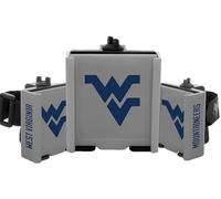 DESERT FOX GOLF Chariot de téléphone pour les fans de West Virginia Mountaineers - Support de téléphone et accessoires pour voiturette de golf - Cadeau officiel de golf