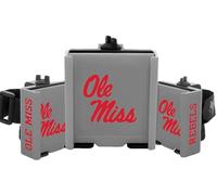 DESERT FOX GOLF Chariot de téléphone pour les fans d'Ole Miss Rebels - Support de téléphone et accessoires pour voiturette de golf - Cadeaux de golf sous licence officielle