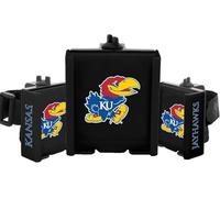 DESERT FOX GOLF Chariot de téléphone pour les fans du Kansas Jayhawks - Support de téléphone et accessoires pour voiturette de golf - Cadeaux de golf sous licence officielle