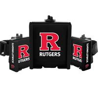DESERT FOX GOLF Phone Caddy Rutgers Scarlet Knights Support de téléphone pour chariot de golf sous licence NCAA Support réglable breveté Velcro sécurisé