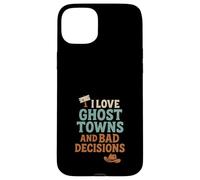 Desert Ghost Town Vintage Western Ruin Nostalgie Cadeau Coque pour iPhone 15 Plus