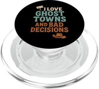 Desert Ghost Town Vintage Western Ruin Nostalgie Cadeau PopSockets PopGrip pour MagSafe