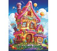Desert Houses Coloring Book: Beautiful Desert Homes, Adobe Houses, Desert Landscapes & Relaxing Scenes for Adults Stress Relief and Creativity