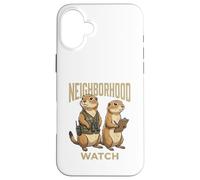Desert Lookout Montre de Quartier pour Chien de Prairie Coque pour iPhone 16 Plus