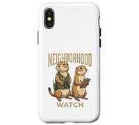 Desert Lookout Montre de Quartier pour Chien de Prairie Coque pour iPhone X/XS