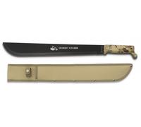 Desert Machete Desert Storm Ops Albainox Avec 41.7 Cm Lame En Acier Inoxydable Et Mango Abs Inclut 31966 Housse De Couverture.