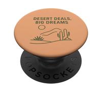 Désert Minimaliste Amateur de désert Deals, Bid Dreams PopSockets PopGrip Adhésif