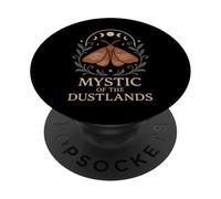 Desert Mothcore Luna Moth Mystique Nature Gothique Nocturne PopSockets PopGrip Adhésif