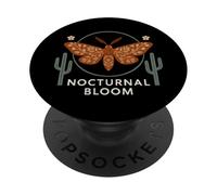 Desert Mothcore Luna Moth Mystique Nature Gothique Nocturne PopSockets PopGrip Adhésif