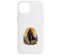 Desert Outlaw Cowboy Coucher de Soleil Western Vintage Art Coque pour iPhone 14 Plus