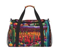 Desert Plants Sac de voyage compact résistant à l'eau pour le sport, la gym et le week-end pour homme et femme