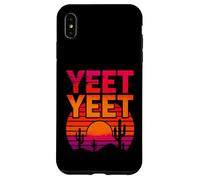 Désert rétro au Coucher du Soleil à la Fois Amusant Coque pour iPhone XS Max