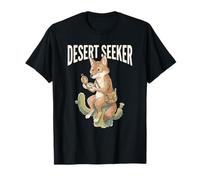 Desert Seeker Adventure Coyote Explorer Wild West Vibes T-Shirt