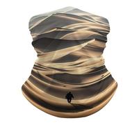 Désert Solitaire Écharpe Tube Unisexe Écharpe Demi-Visage Multi-Usage Bandana pour Extérieur Jogging Course À Pied 25X50Cm