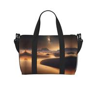 Desert Stars Sac à main pour femme avec fermeture éclair Idéal pour le travail, les voyages, le fitness, le tourisme
