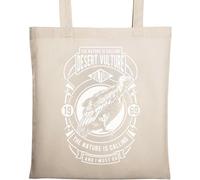 Desert Vulture The Nature is Calling Sac fourre-tout en coton écologique Beige