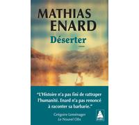 Mathias Enard – Déserter – Roman – Poche