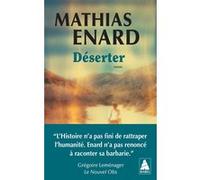 Mathias Enard – Déserter – Roman – Poche