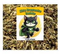DesertUSA Kitty Kryptonite Mélange d'herbe à chat - Fabrication nord-américaine, 100 % naturelle et non addictive pour un meilleur jeu Parfait pour les accessoires pour chat (1/2 tasse)