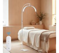 DESGNT Lampe demi lune extension de cils,22inLampes de cils avec Tête Réglable à 360°,LED Professionnel Lash Lumière pour beauté,Les Tatoueurs,Maquilleurs,Studios De Beauté,Soins De La Peau,Blanc